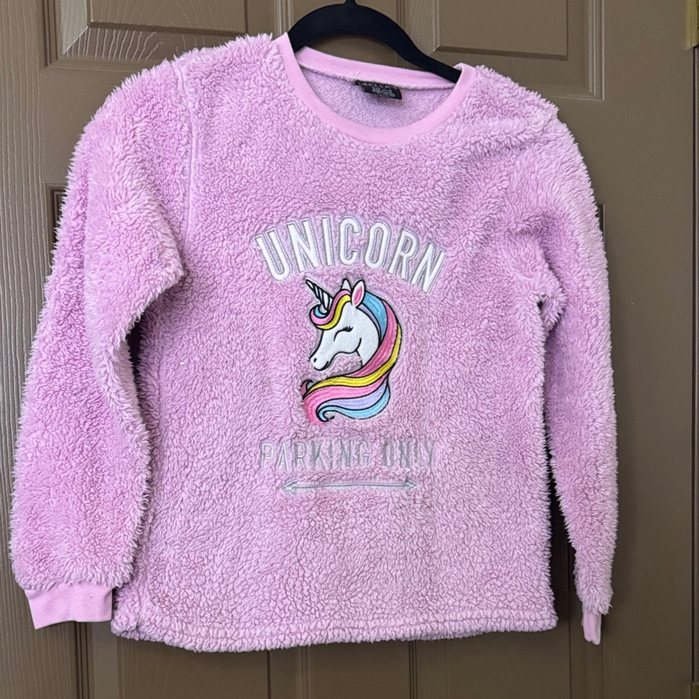 dELiA*s Pink Unicorn Fleece Jacket